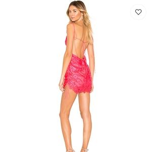 For love and lemons pink dress